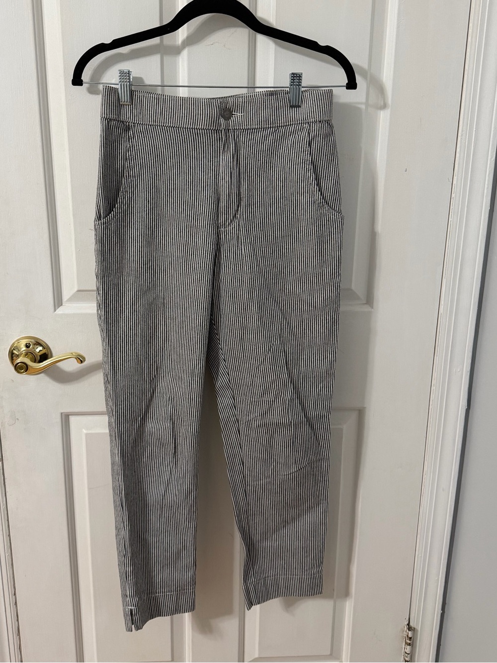 Hollister Gray Pinstripe pants